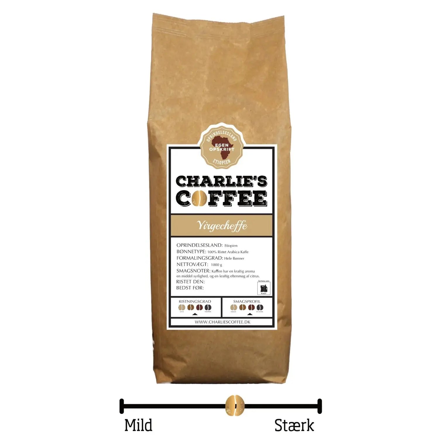 Etiopien Yirgecheffe Kaffe Charlie's Coffee