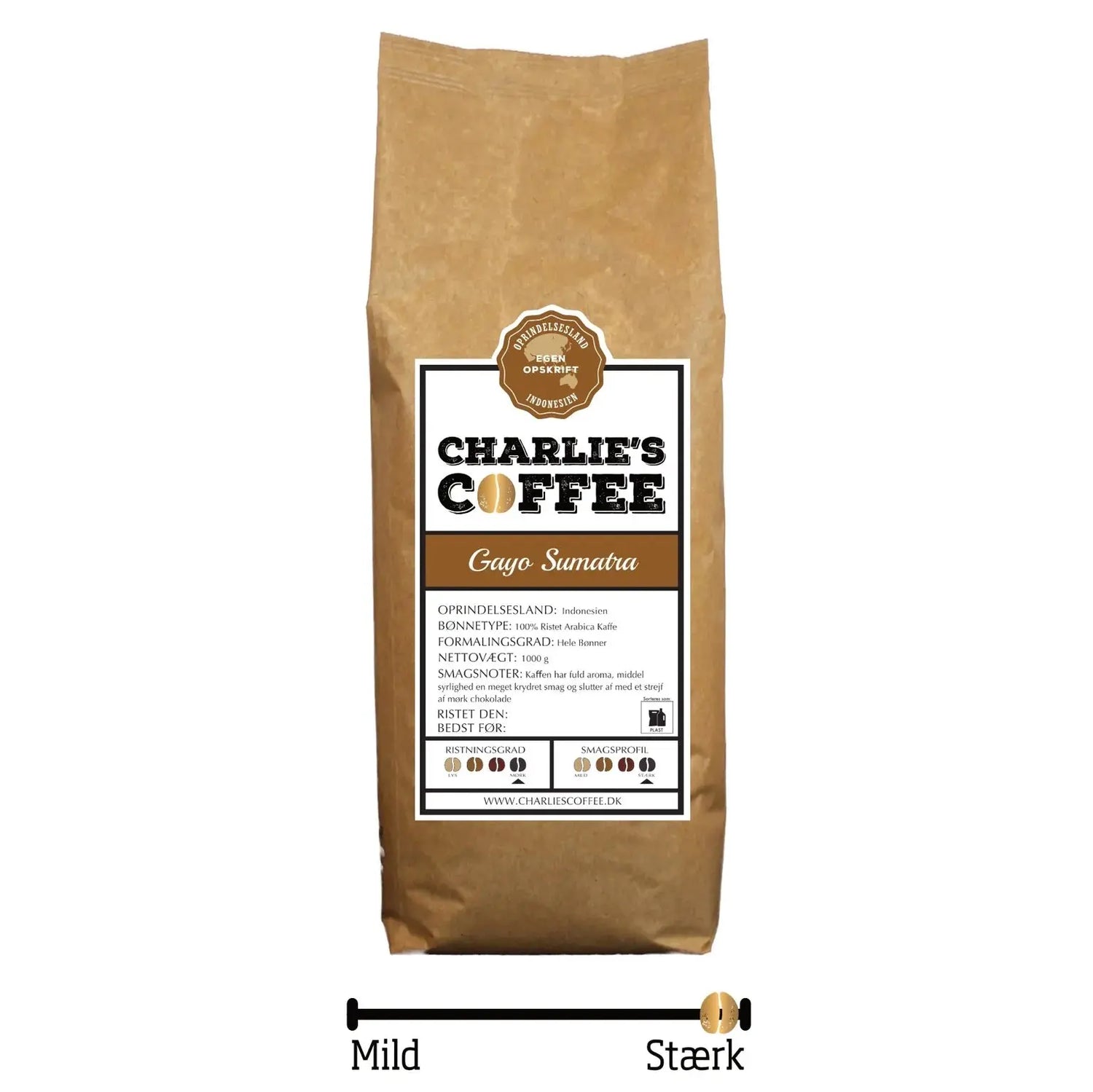 Gayo Sumatra Kaffe Charlie's Coffee