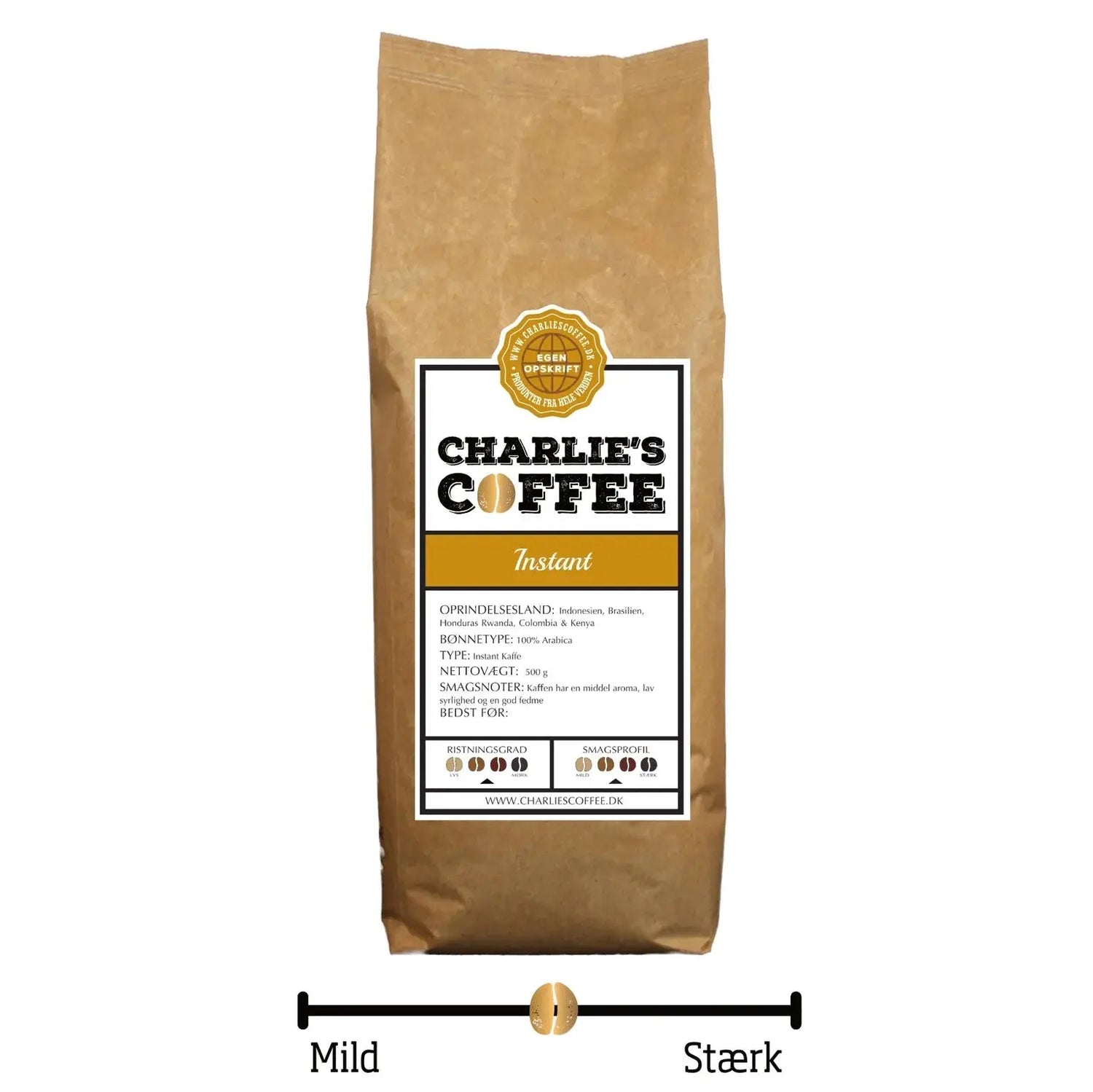 Instant Kaffe Charlie's Coffee
